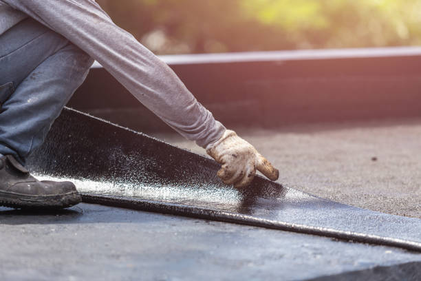 Professional Waterproofing technician working in Franklin, WI